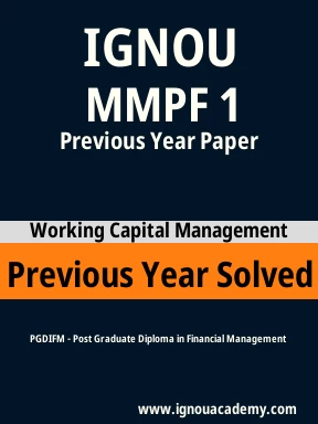 MMPF 1 Previous Year Solved Question Paper