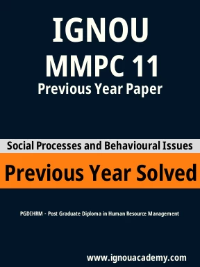 MMPC 11 Previous Year Solved Question Paper