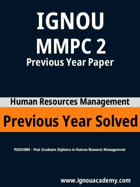 MMPC 2 Previous Year Solved Question Paper