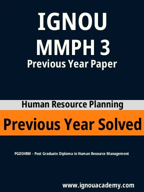 MMPH 3 Previous Year Solved Question Paper