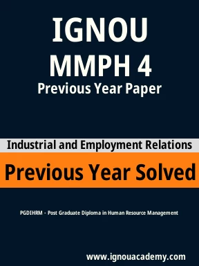MMPH 4 Previous Year Solved Question Paper