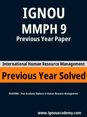 MMPH 9 Previous Year Solved Question Paper