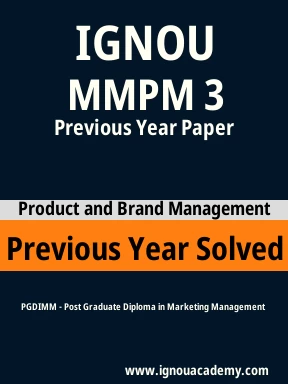MMPM 3 Previous Year Solved Question Paper
