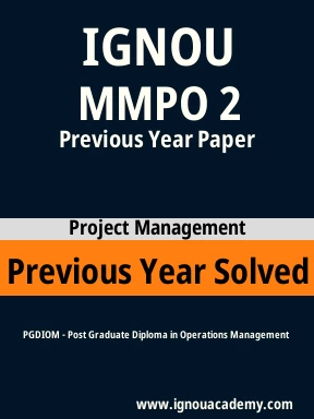 MMPO 2 Previous Year Solved Question Paper