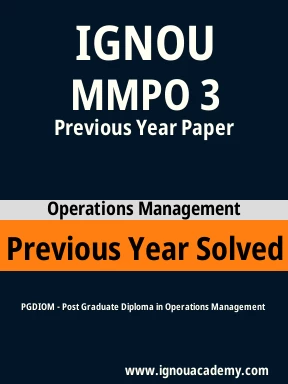 MMPO 3 Previous Year Solved Question Paper
