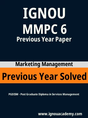 MMPC 6 Previous Year Solved Question Paper