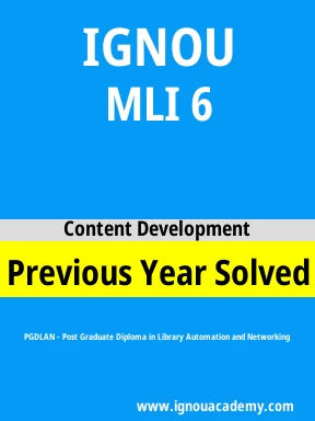 MLI 6 Previous Year Solved Question Paper