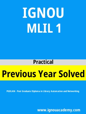 MLIL 1 Previous Year Solved Question Paper