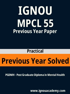 MPCL 55 Previous Year Solved Question Paper