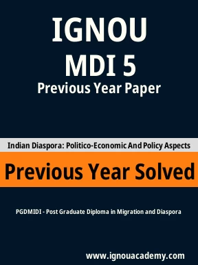 MDI 5 Previous Year Solved Question Paper