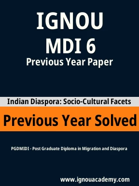 MDI 6 Previous Year Solved Question Paper