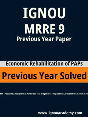 MRRE 9 Previous Year Solved Question Paper