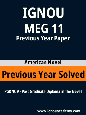 MEG 11 Previous Year Solved Question Paper