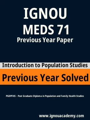 MEDS 71 Previous Year Solved Question Paper