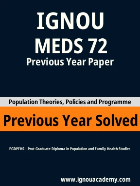 MEDS 72 Previous Year Solved Question Paper