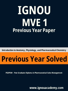 MVE 1 Previous Year Solved Question Paper