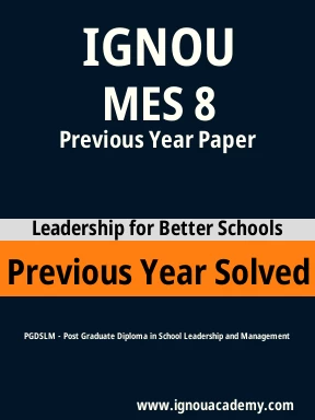 MES 8 Previous Year Solved Question Paper