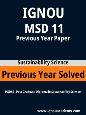 MSD 11 Previous Year Solved Question Paper