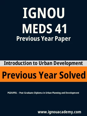 MEDS 41 Previous Year Solved Question Paper