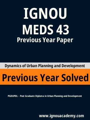 MEDS 43 Previous Year Solved Question Paper