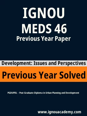 MEDS 46 Previous Year Solved Question Paper