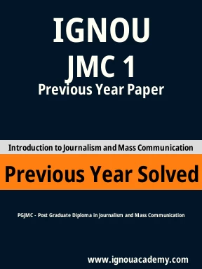 JMC 1 Previous Year Solved Question Paper