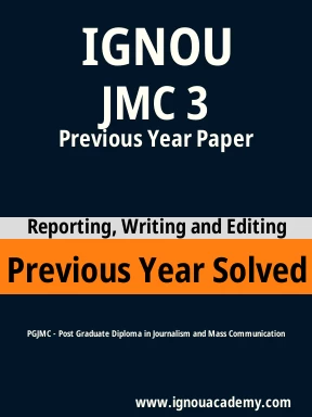 JMC 3 Previous Year Solved Question Paper
