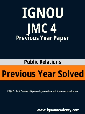 JMC 4 Previous Year Solved Question Paper