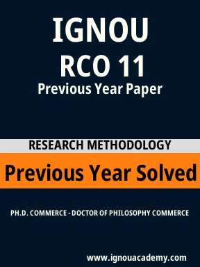 RCO 11 Previous Year Solved Question Paper