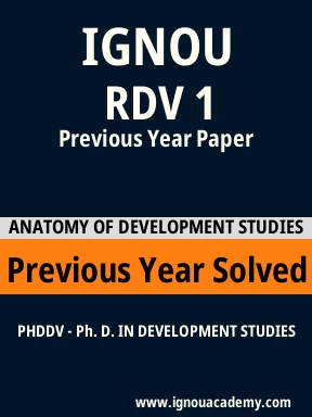 RDV 1 Previous Year Solved Question Paper