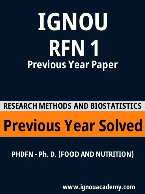 RFN 1 Previous Year Solved Question Paper