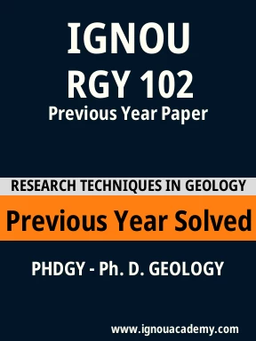 RGY 102 Previous Year Solved Question Paper