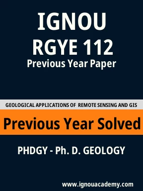 RGYE 112 Previous Year Solved Question Paper