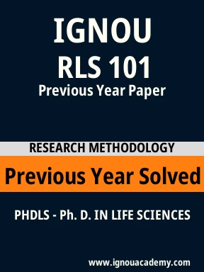 RLS 101 Previous Year Solved Question Paper