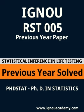 RST 005 Previous Year Solved Question Paper