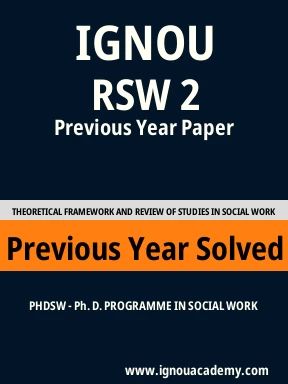 RSW 2 Previous Year Solved Question Paper