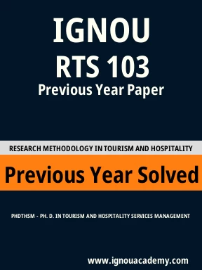 RTS 103 Previous Year Solved Question Paper