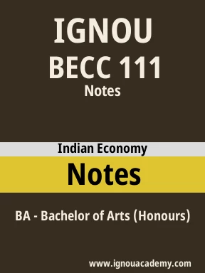 BECC 111 Solved Assignment