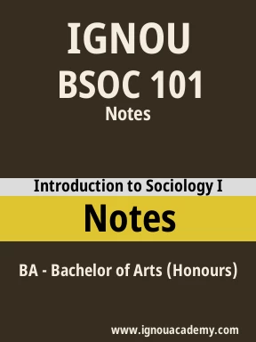 BSOC 101 Solved Assignment