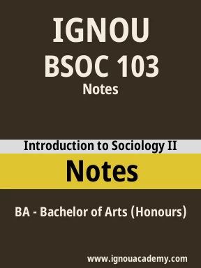 BSOC 103 Solved Assignment