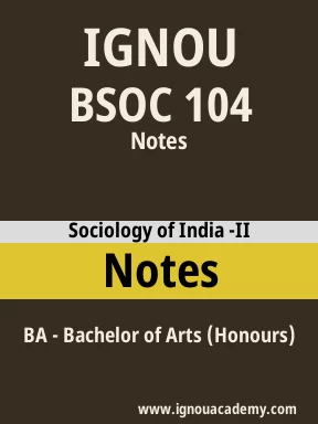 BSOC 104 Solved Assignment