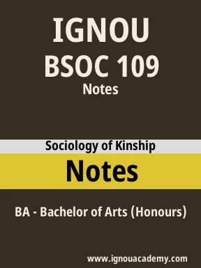 BSOC 109 Solved Assignment