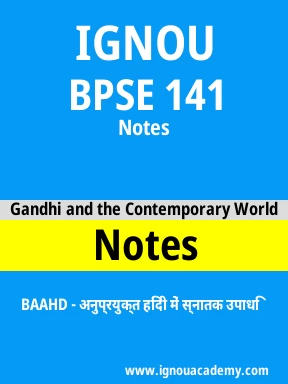BPSE 141 Solved Assignment