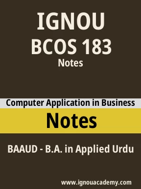 BCOS 183 Solved Assignment
