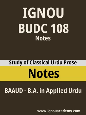 BUDC 108 Solved Assignment