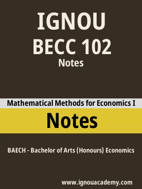 BECC 102 Solved Assignment