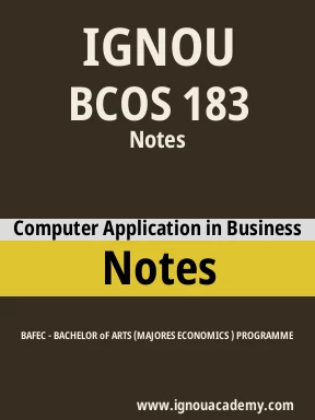 BCOS 183 Solved Assignment