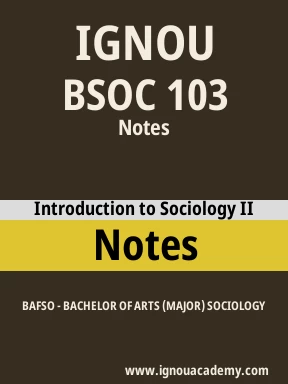 BSOC 103 Solved Assignment