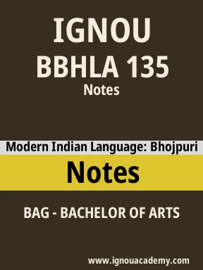 BBHLA 135 Solved Assignment