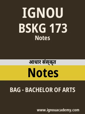 BSKG 173 Solved Assignment